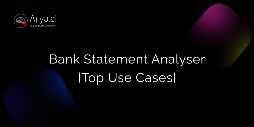 Top use cases of a Bank Statement Analyser